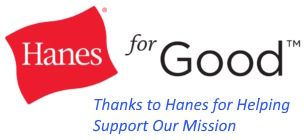 Proud Partner Organization of Hanes for Good